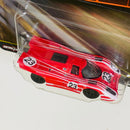 2025 Hot Wheels Premium Car Culture Circuit Legends Porsche 917KH rojo Llantas de Goma RR
