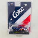 2023 M2 Machines Limited Edition 1/9,250 Coca Cola Coke 1966 Dodge Charger Gasser A32 azul Llantas de Goma