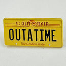 Pin Volver Al Futuro Placa OUTATIME Back To The Future
