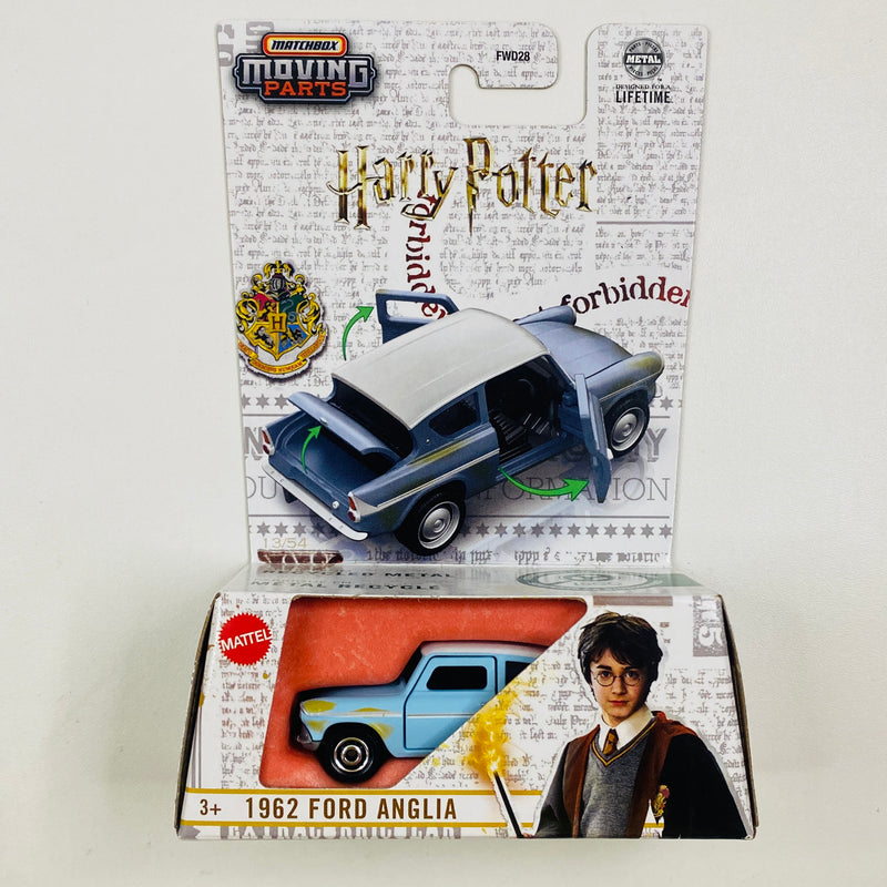 2025 Matchbox Moving Parts Harry Potter 1962 Ford Anglia celeste