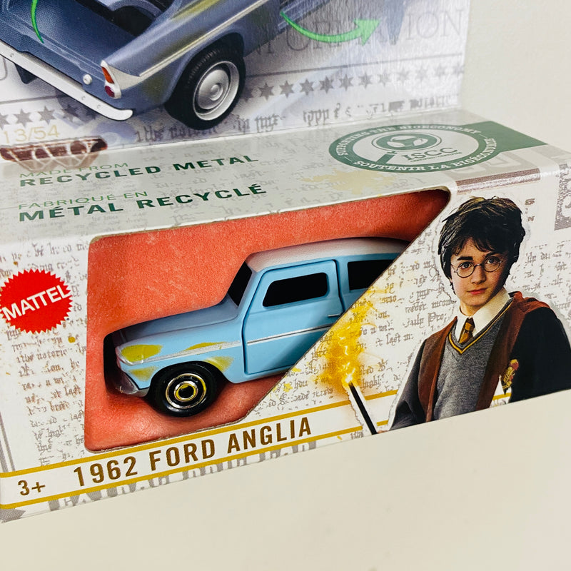2025 Matchbox Moving Parts Harry Potter 1962 Ford Anglia celeste