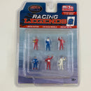 2023 American Diorama MiJo Exclusives 1:64 Limited Edition 1/4,800 Racing Legends 2 Figuras Diorama Pilotos de Carrera