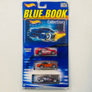 2003 Hot Wheels Blue Book Exclusive 3 Pack Set de 3 - Fandango (Exclusivo), Pony Up, Dodge Charger R/T