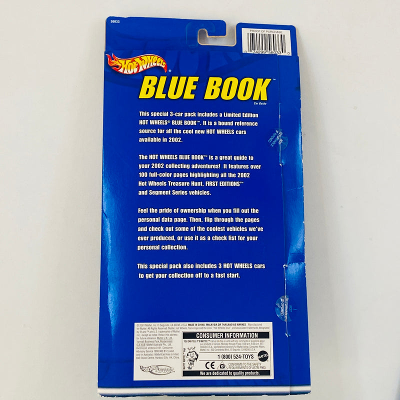 2003 Hot Wheels Blue Book Exclusive 3 Pack Set de 3 - Fandango (Exclusivo), Rocket Oil Special, Hammered Coupe