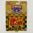 1998 Racing Champions NASCAR Limited Edition 1/9,998 Toy R Us Exclusive Bill Elliott 94 McDonalds Ford Taurus dorado metálico Llantas Goodyear - Detalle Burbuja