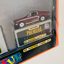 1998 Matchbox Premiere Collection Toy R Us 50 Years Anniversary Set de 4 - 50th Anniversary Rig, Ferrari F50, 97 Corvette Coupe, 68 Mustang Cobra Jet con Llantas de Goma