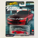2024 Hot Wheels Premium Fast & Furious Rápidos y Furiosos Tokyo Drift Toyota Soarer rojo Llantas de Goma RR Primera Edición
