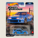 2023 Hot Wheels Premium Fast & Furious Rápidos y Furiosos Custom Acura Integra Sedan GSR azul Llantas de Goma RR Primera Edición