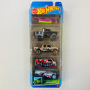 2022 Hot Wheels Multipack Exclusive Speed Blur 5 Pack Set de 5 - Twin Mill Gen-E, 70 Dodge Power Wagon, 15 Ford F-150, Custom 77 Dodge Van, HW50 Concept