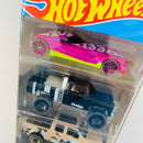 2022 Hot Wheels Multipack Exclusive Speed Blur 5 Pack Set de 5 - Twin Mill Gen-E, 70 Dodge Power Wagon, 15 Ford F-150, Custom 77 Dodge Van, HW50 Concept