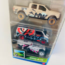 2022 Hot Wheels Multipack Exclusive Speed Blur 5 Pack Set de 5 - Twin Mill Gen-E, 70 Dodge Power Wagon, 15 Ford F-150, Custom 77 Dodge Van, HW50 Concept