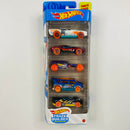 2021 Hot Wheels Multipack Exclusive Track Builder Unlimited 5 Pack Set de 5 - The Gov'ner, HW40, HW50 Concept, Speedbox, Twinduction