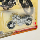 2025 Matchbox Indiana Jones Themed Ducati Scrambler negro con gris
