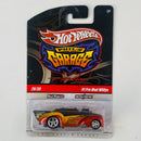 2010 Hot Wheels Phil's Garage Jeep 41 Pro Mod Willys rojo metálico Llantas de Goma RR base ZAMAC