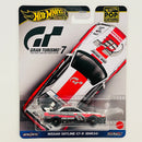 2024 Hot Wheels Premium Pop Culture Gran Turismo 7 Nissan Skyline GT-R BNR34 blanco Llantas de Goma RR