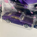 2018 Hot Wheels Premium Car Culture Japan Historics 2 Nissan Skyline C210 morado metálico Llantas de Goma RR base ZAMAC Primera Edición