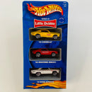 2001 Hot Wheels Special Edition Little Debbie Exclusive Series III 3 Pack Set de 3 - 70 Chevelle Chevrolet, 69 Mustang Mach I Ford, 70 Road Runner Plymouth