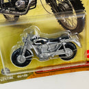 2025 Matchbox Indiana Jones Themed Ducati Scrambler negro con gris