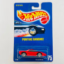 1990 Hot Wheels Pontiac Banshee 75 rojo UH base ZAMAC