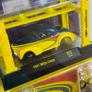 2022 M2 Machines Model Kit Limited Edition 1/9,750 Willys Americar 1941 Willys Coupe R53 amarillo Llantas de Goma