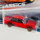 2023 Hot Wheels Premium Car Culture Modern Classics Fiat 131 Abarth rojo Llantas de Goma RR Primera Edición