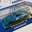 2021 M2 Machines Limited Edition 1/8,400 Mopar 1969 Dodge Charger Daytona HEMI R59 azul turquesa Llantas de Goma