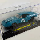 2021 M2 Machines Limited Edition 1/8,400 Mopar 1969 Dodge Charger Daytona HEMI R59 azul turquesa Llantas de Goma - Loose/Suelto con Caja Acrílica