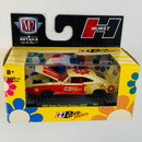 2022 M2 Machines Limited Edition 1/9,600 Hurst Power Flowers 1969 Dodge Charger Daytona HEMI S47 amarillo Llantas de Goma