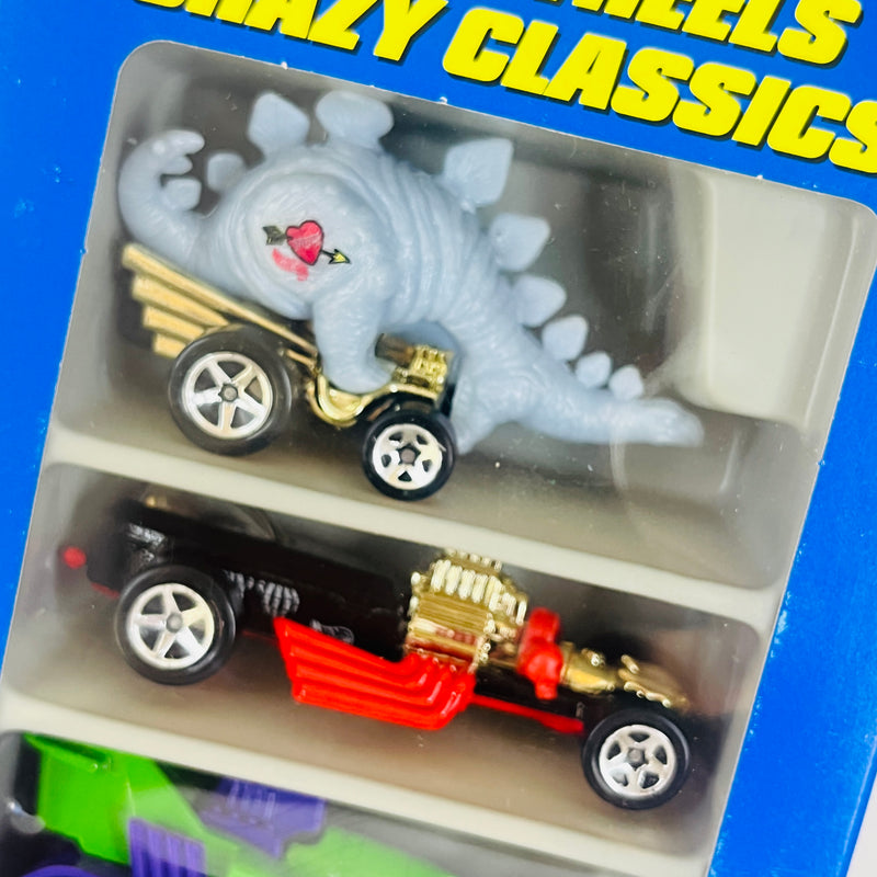 1997 Hot Wheels Crazy Classics 5 Pack Set de 5 - Speed-A-Saurus, Rigor