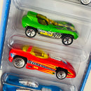 2000 Hot Wheels Super Launcher 5 Pack Set de 5 - Saltflat Racer, Pikes Peak Celica Toyota, Cat-A-Pult, Silhouette II, Splittin' Image II