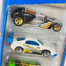 2000 Hot Wheels Super Launcher 5 Pack Set de 5 - Saltflat Racer, Pikes Peak Celica Toyota, Cat-A-Pult, Silhouette II, Splittin' Image II