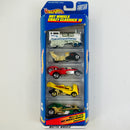 1999 Hot Wheels Crazy Classics III 5 Pack Set de 5 - Rail Rodder, BMW Isetta Whatta Drag, Skullrider, Dogfighter, Twang Thang
