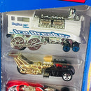 1999 Hot Wheels Crazy Classics III 5 Pack Set de 5 - Rail Rodder, BMW Isetta Whatta Drag, Skullrider, Dogfighter, Twang Thang