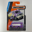 2014 Matchbox MBX Adventure City MBX Van Food Truck morado