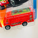 2016 Matchbox MBX Adventure City MBX Van Food Truck rojo
