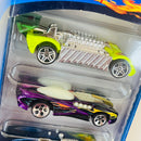 2001 Hot Wheels Fireball 5 Pack Set de 5 - Krazy 8s, Splittin' Image II, Turbolence, Road Rocket, Chevrolet Corvette Stingray III