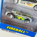 2001 Hot Wheels Fireball 5 Pack Set de 5 - Krazy 8s, Splittin' Image II, Turbolence, Road Rocket, Chevrolet Corvette Stingray III