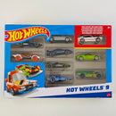 2021 Hot Wheels Multi-Pack 9 Pack Set de 9 autos con 1 con Tampos Exclusivos: Ford 71 Maverick Grabber