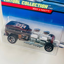 2000 Hot Wheels Virtual Collection Way 2 Fast rojo metálico 5SP base ZAMAC