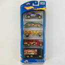 2002 Hot Wheels HW Side Show 5 Pack Set de 5 - 32 Ford Delivery, 38 Phantom Corsair, Way 2 Fast, School Bus, Hiway Hauler