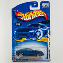 2002 Hot Wheels First Editions Overbored 454 016 azul metálico PR5 Primera Edición