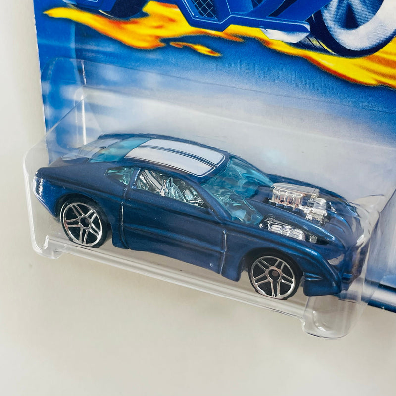 2002 Hot Wheels First Editions Overbored 454 016 azul metálico PR5