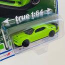 2022 Auto World Premium Series Modern Muscle Limited Edition 2019 Dodge Challenger R/T Scat Pack verde Llantas de Goma