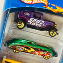 2002 Hot Wheels HW Side Show 5 Pack Set de 5 - 32 Ford Delivery, 38 Phantom Corsair, Way 2 Fast, School Bus, Hiway Hauler