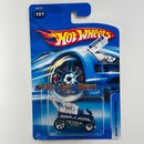 2006 Hot Wheels Radio Flyer Wagon 151 azul metálico 5SP base ZAMAC