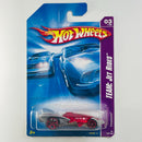 2008 Hot Wheels Team Jet Rides Firestorm rojo OH5 base ZAMAC