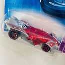 2008 Hot Wheels Team Jet Rides Firestorm rojo OH5 base ZAMAC