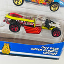 2003 Hot Wheels Tiki Blasters 5 Pack Set de 5 - Jaded, Mega-Duty, 57 Roadster Chevrolet, Corvette Stingray, Rigor Motor