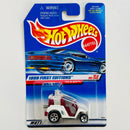 1999 Hot Wheels First Editions Tee'd Off blanco con interior rojo 5SP base ZAMAC Primera Edición
