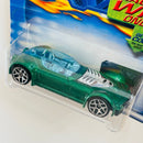 2002 Hot Wheels First Editions Ballistik 053 verde metálico Y5